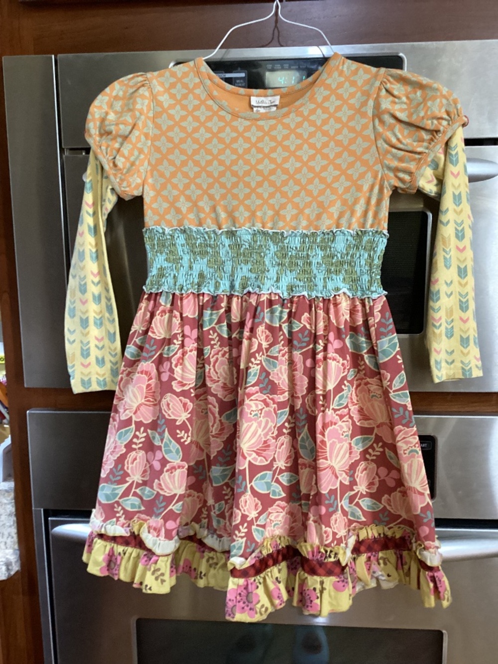 Matilda Jane Fall Dress, Floral, long sleeved